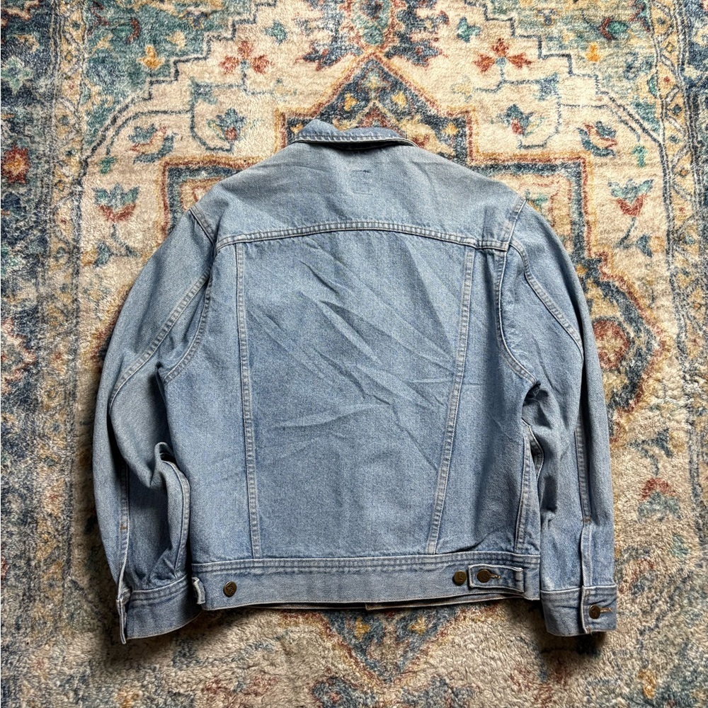 Vintage 80s Lee Lightwash Denim Jacket Small - Picture 2 of 4